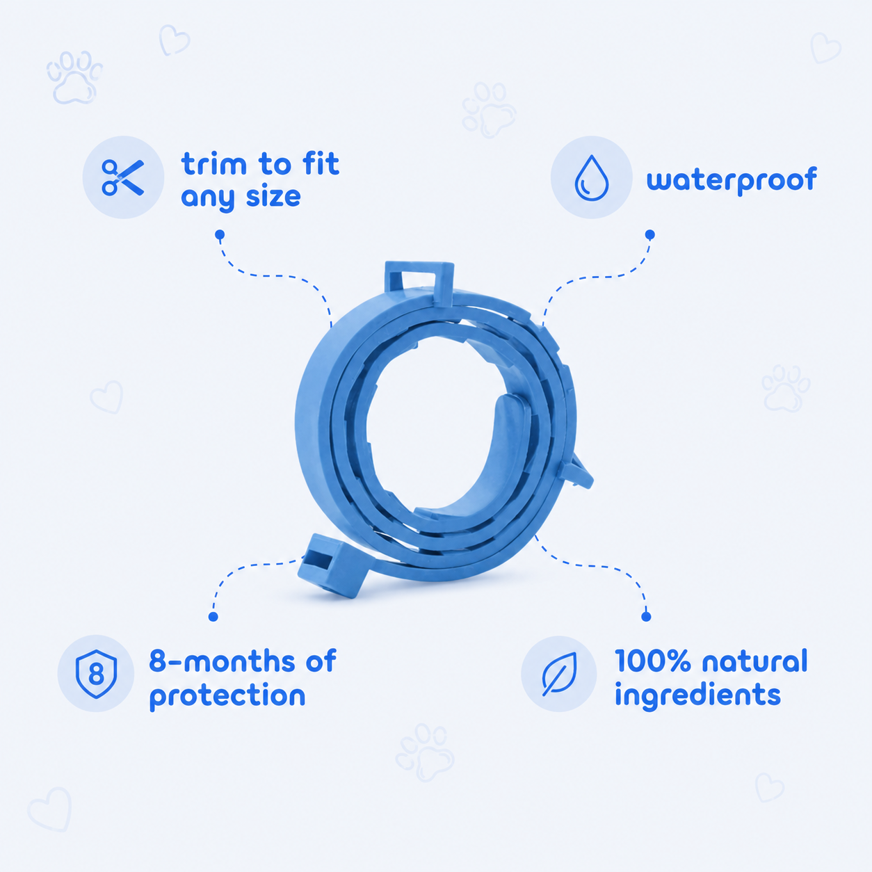 Catmere™ -  8 Months All Natural Flea and Tick Collar for Cats